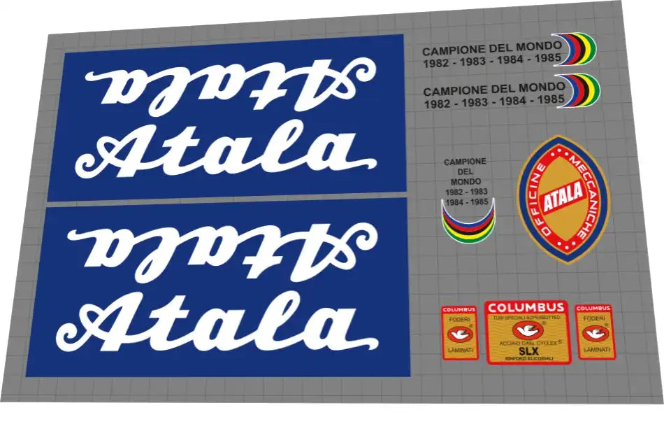 1982 Atala Professionisti Frame Decal Set