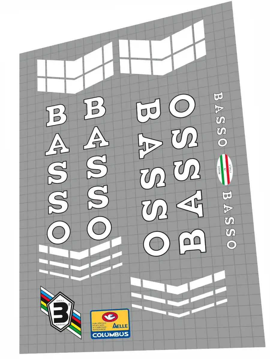1988 Basso Gap Frame Decal Set