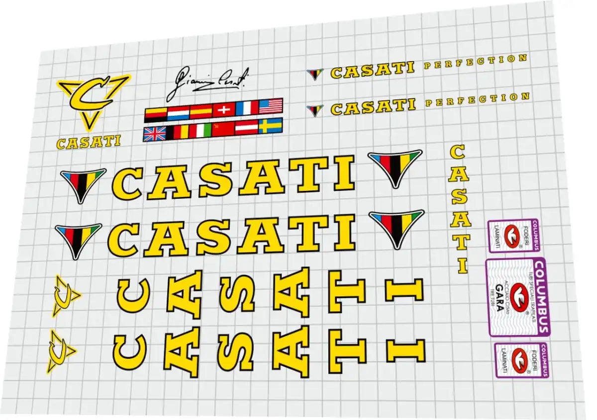 1981 Casati Perfection Frame Decal Set