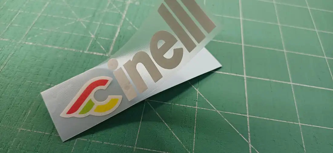 1991 Cinelli Super Corsa White Frame Decal Set