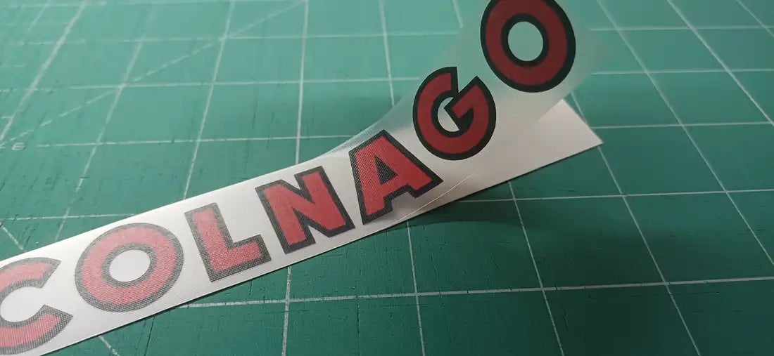 1968 Colnago Super Red Frame Decal Set