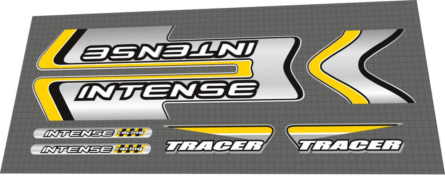 2002 Intense Tracer Frame Decal Set