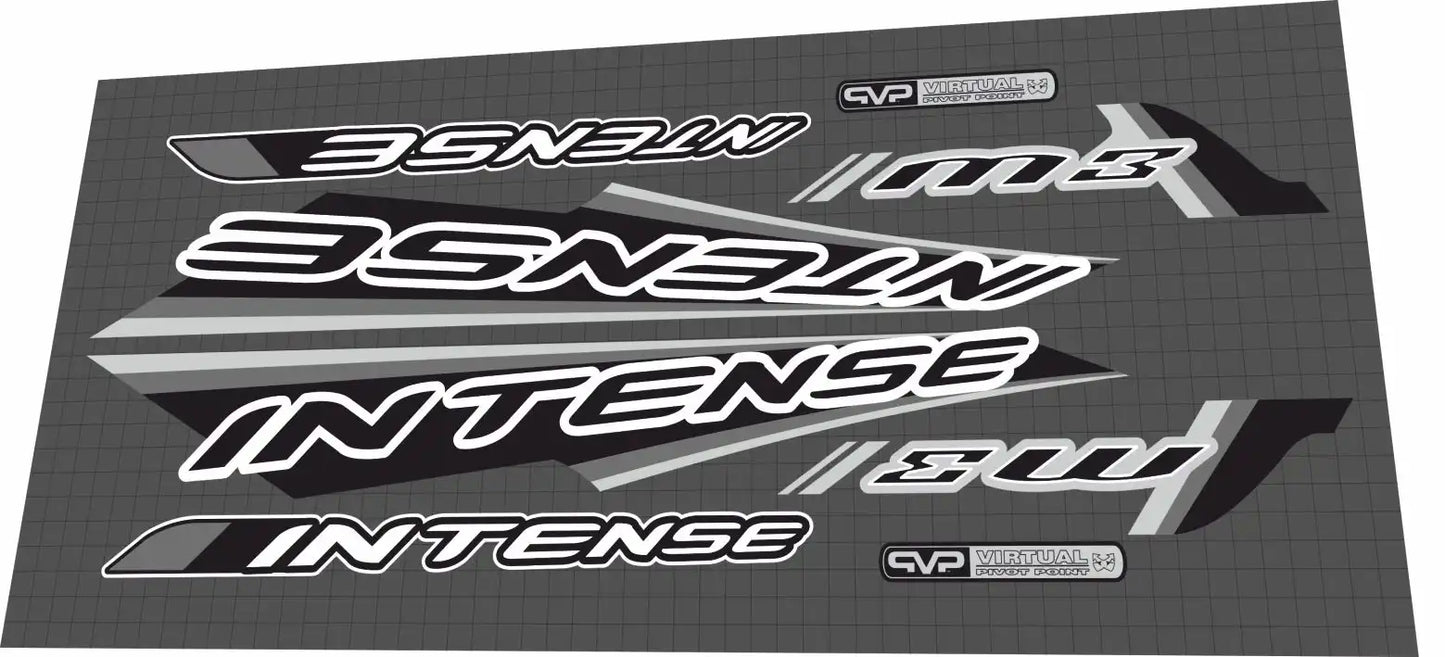 2005 Intense M3 Gray Frame Decal Set