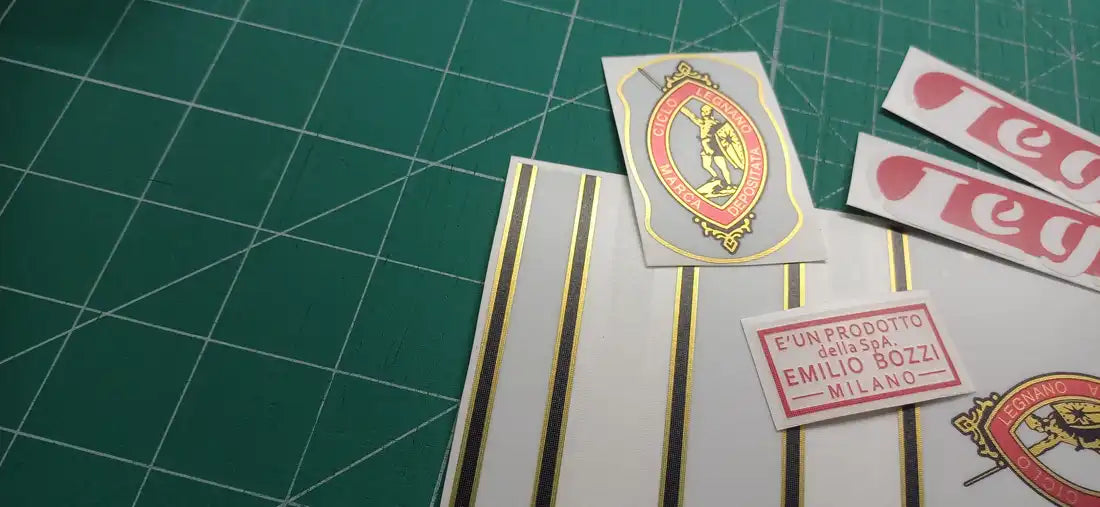 1953 Legnano Tipo Roma Frame Decal Set