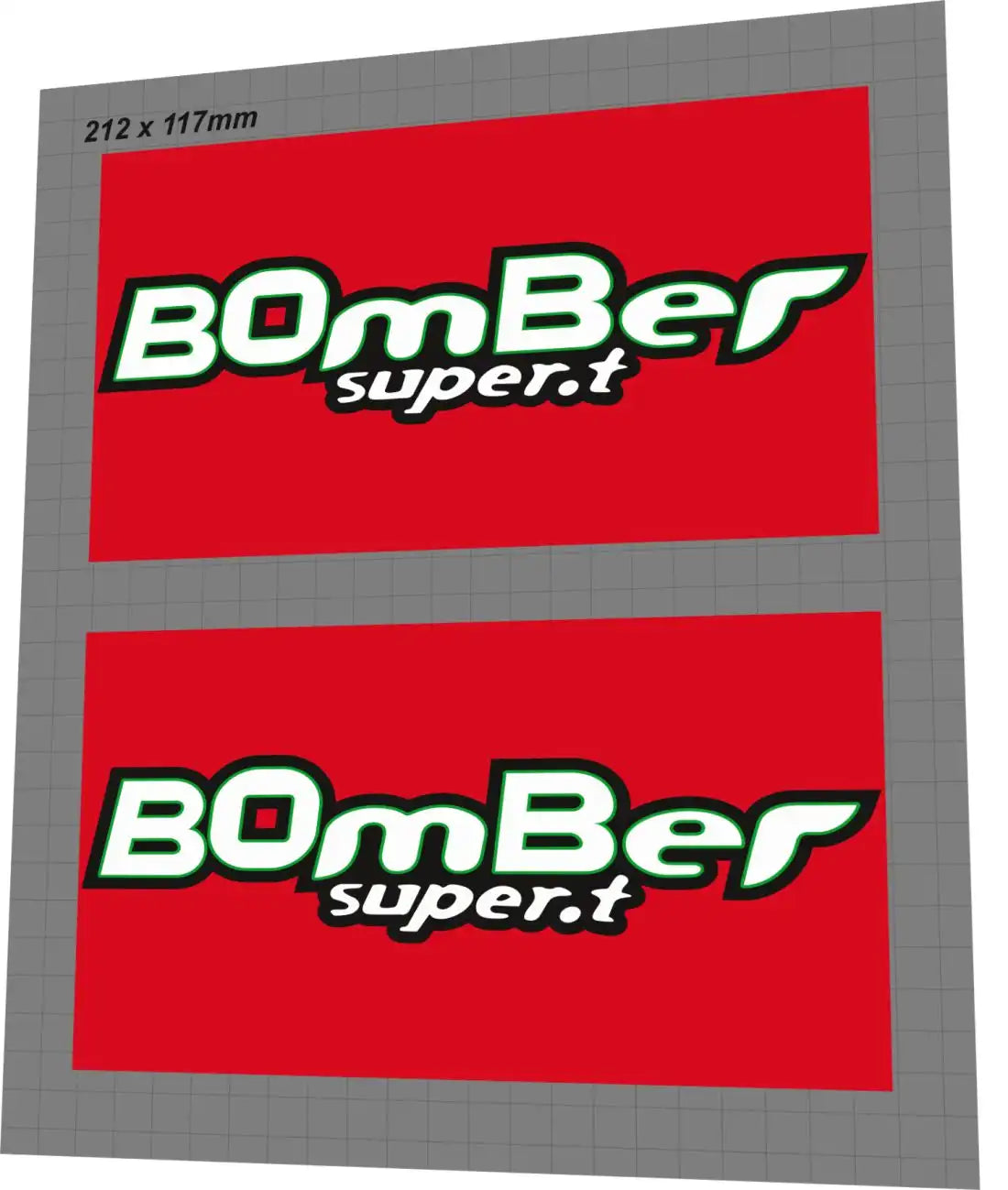1997 Marzocchi Bomber Super T Red Fork Decal Set