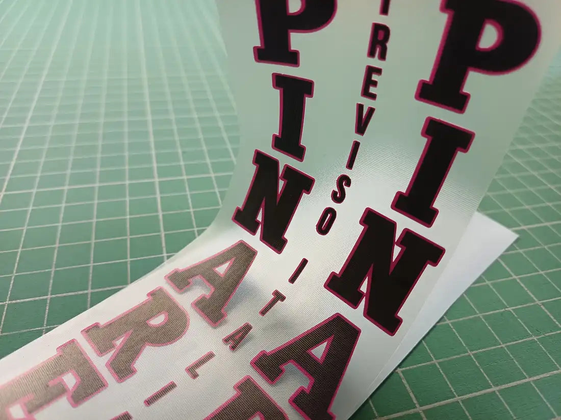 1988 Pinarello Asolo Black-Pink Frame Decal Set