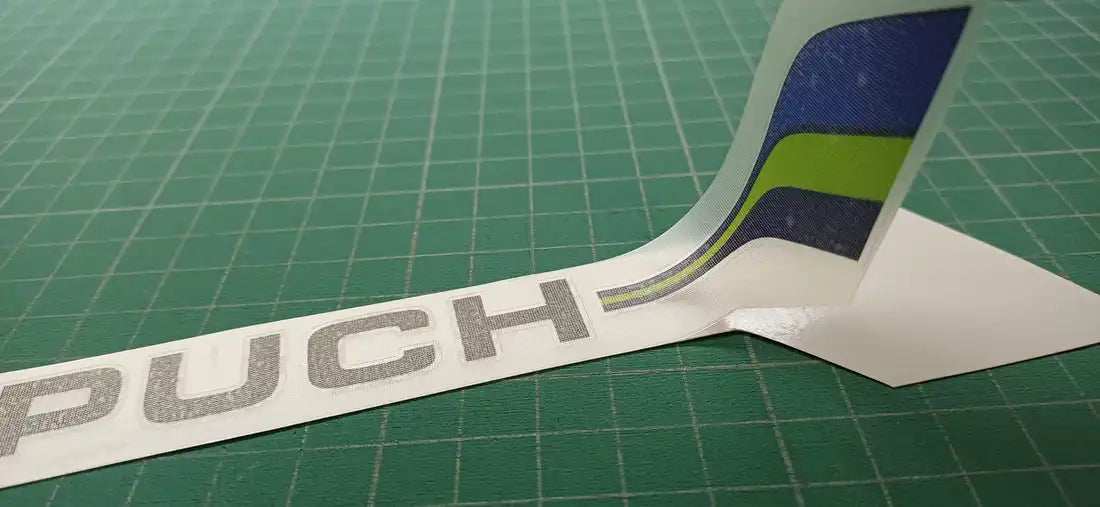 1981 Puch Mistral EL Frame Decal Set