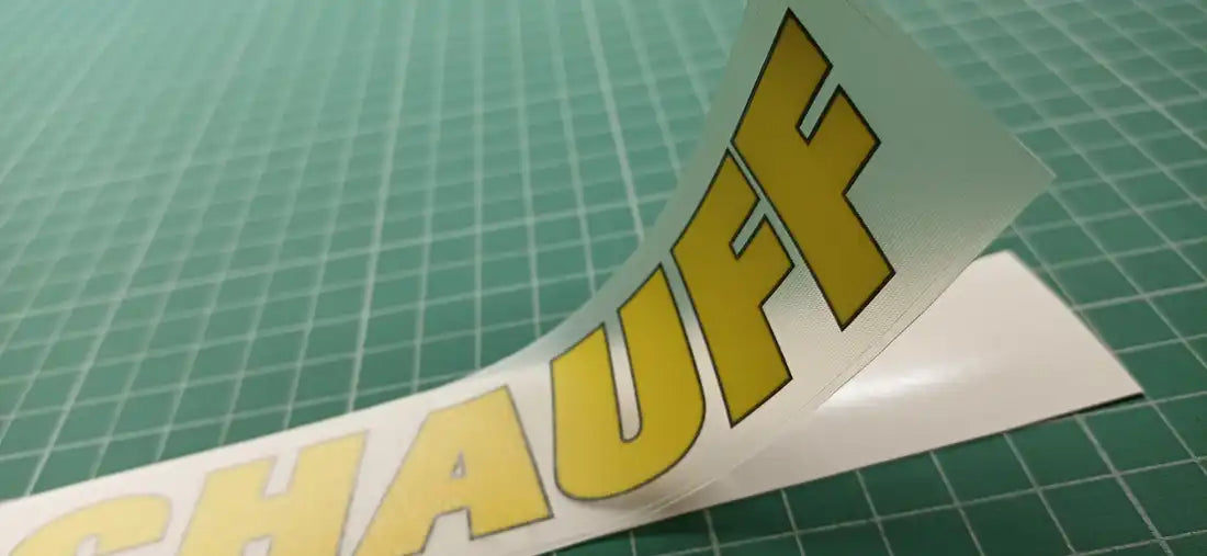 1990 Schauff Las Palmas Frame Decal Set