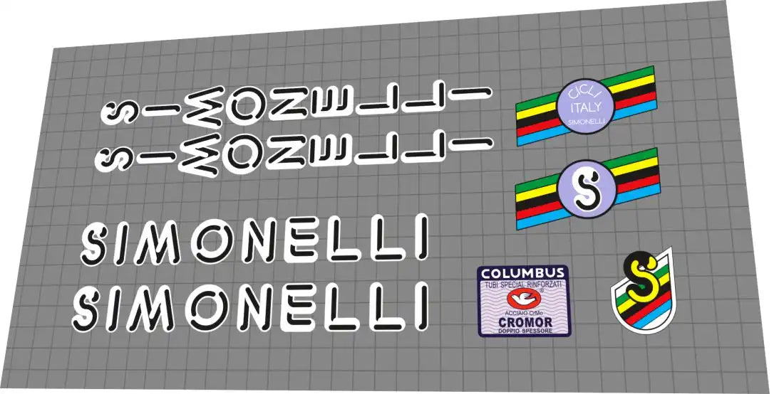 1992 Simonelli Frame Decal Set