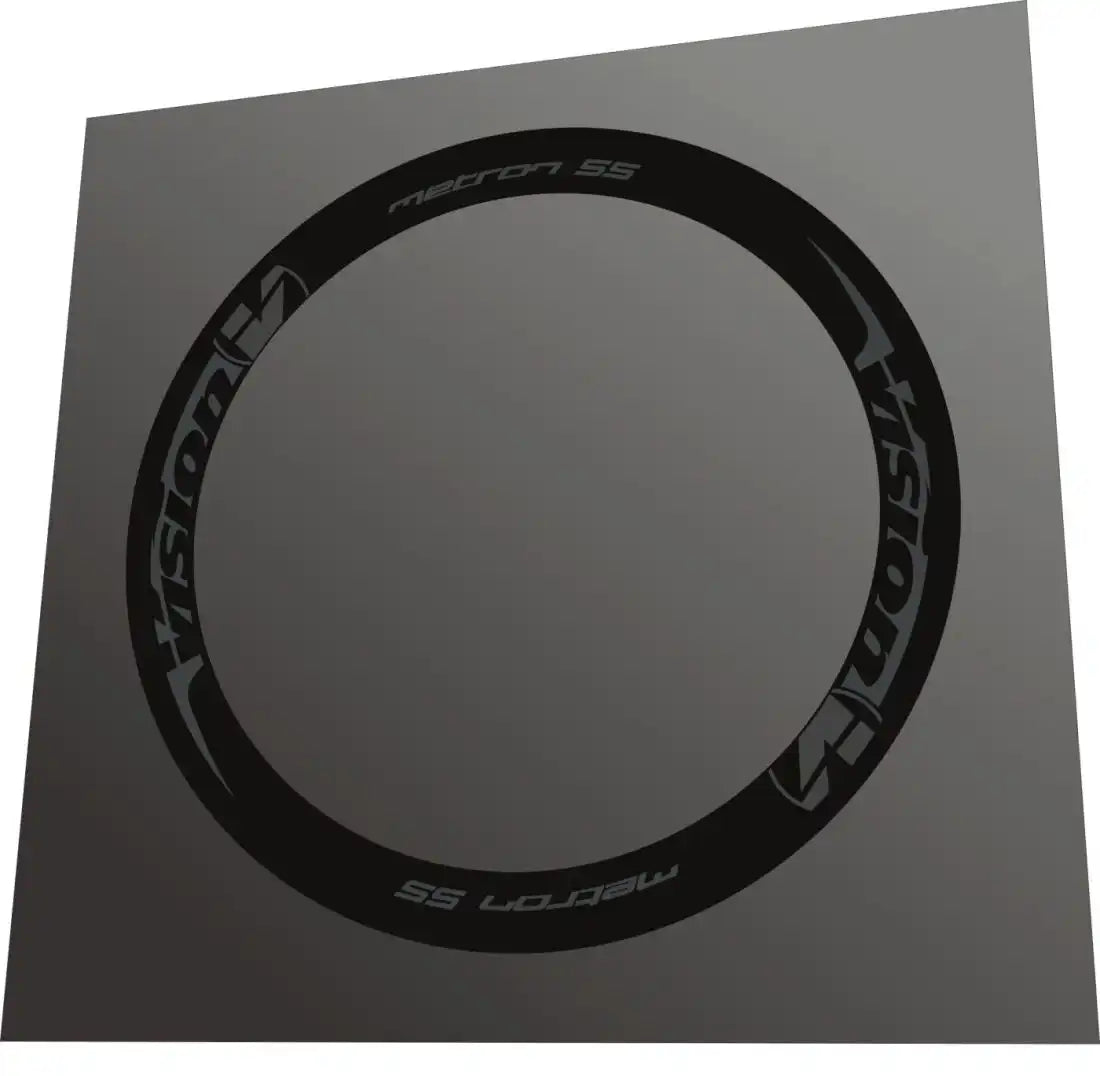 2015 Vision Metron 55 Gray Rim Decal Set