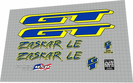 Rock Shox SID, Gt Zaskar Le and STS 1000DS Decal Sest