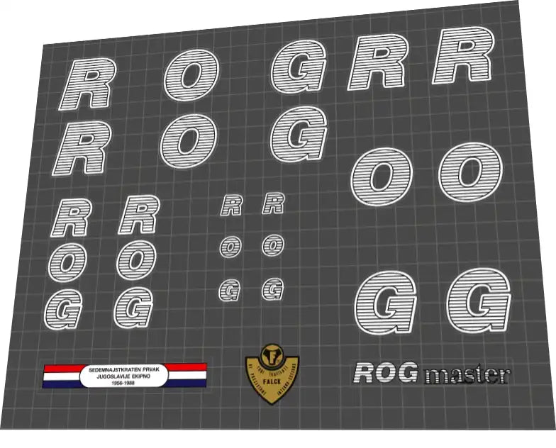 1980s ROG Master Frame Decal Set