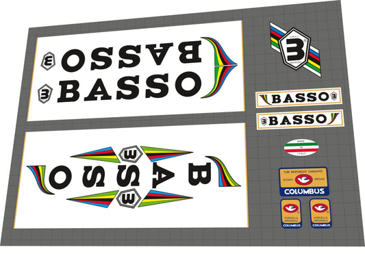1987 Basso Gap Frame Decal Set