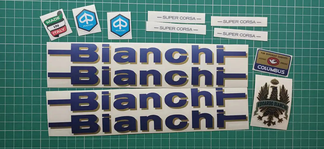1981 Bianchi Super Corsa Frame Decal Set