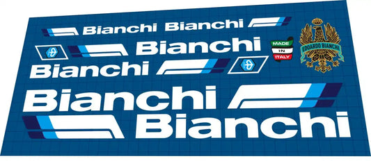 1983 Bianchi Piaggio Classic Frame Decal Set