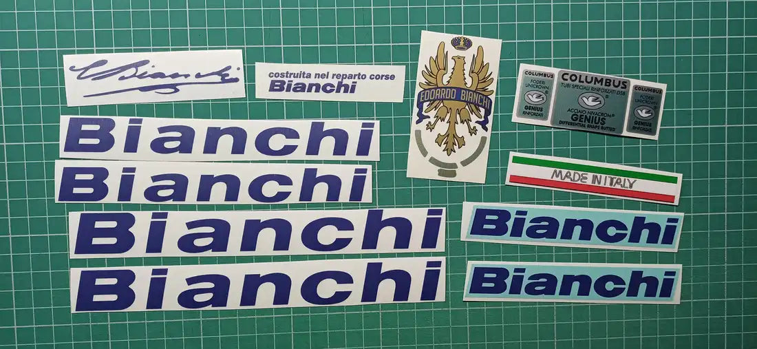 1993 Bianchi Genius Reparto Corse Frame Decal Set