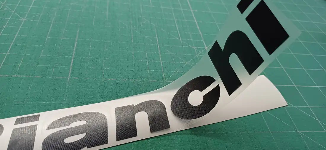 1997 Bianchi Titanium Megatube Black Frame Decal Set