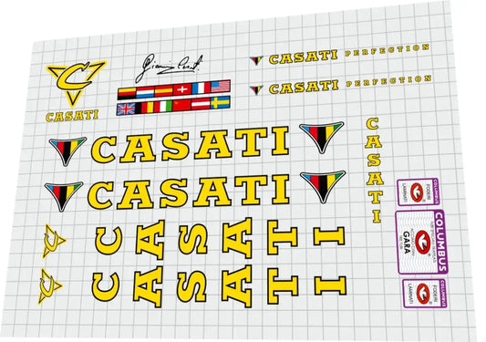 1981 Casati Perfection Frame Decal Set