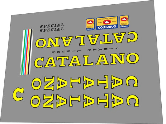 1985 Catalano Yellow-Black Frame Decal Set