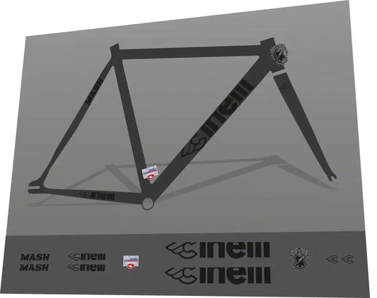 Cinelli Mash Black Frame Decal Set