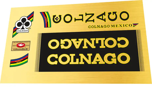 1979 Colnago Mexico Oro Frame Decal Set