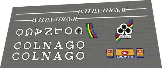 1980s Colnago International Frame Decal Set