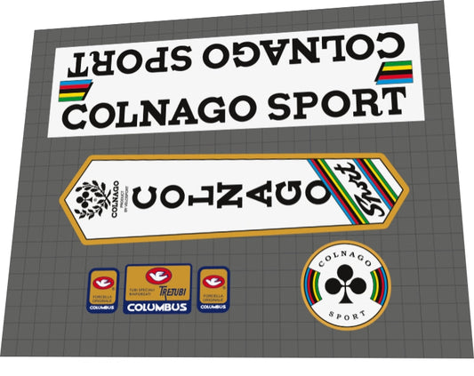 1980s Colnago Sport Frame Decal Set