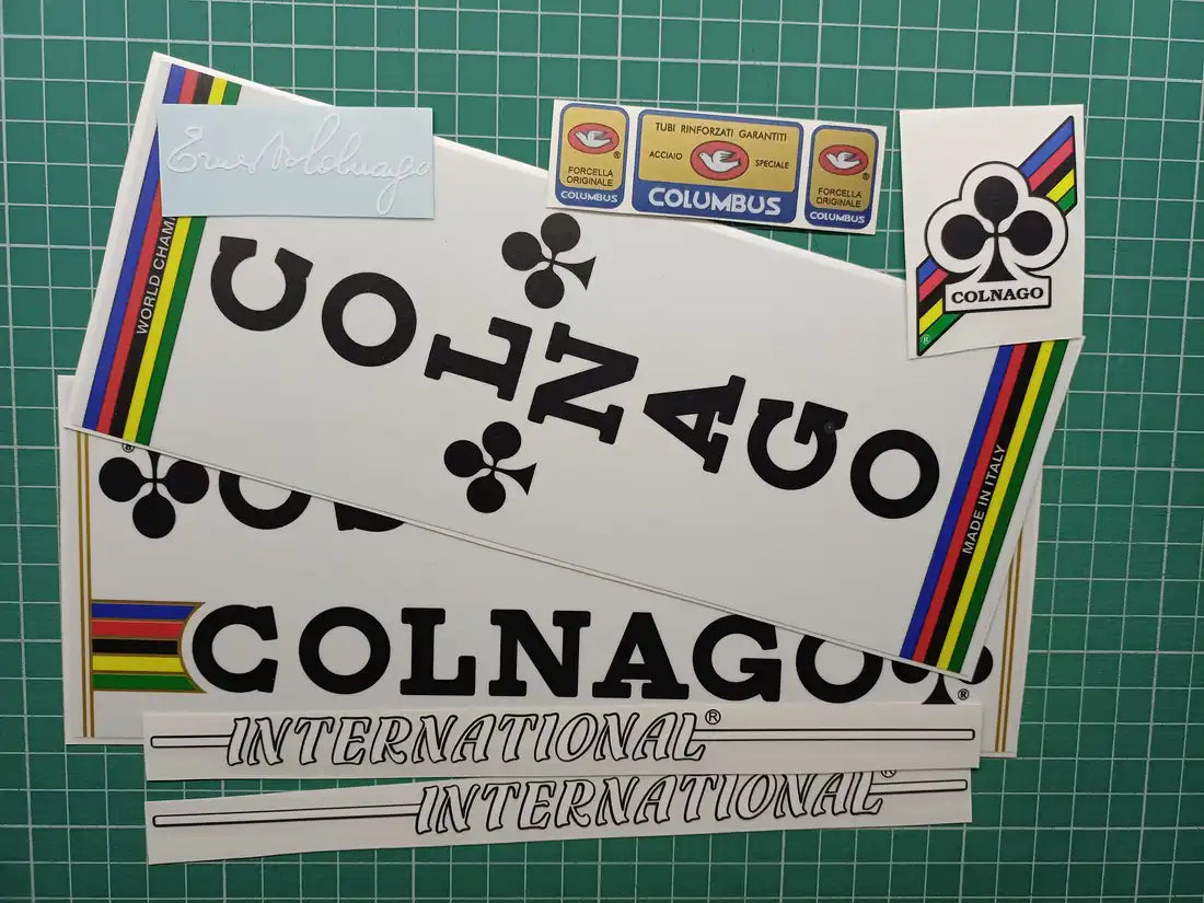 1986 Colnago International Frame Decal Set