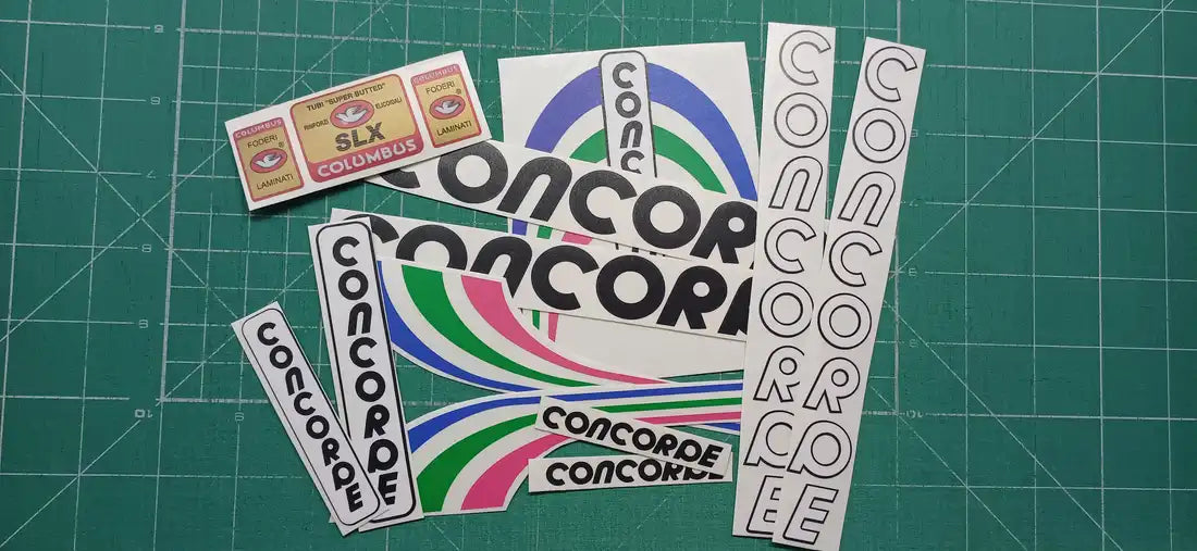 1988 Concorde Team PDM Frame Decal Set