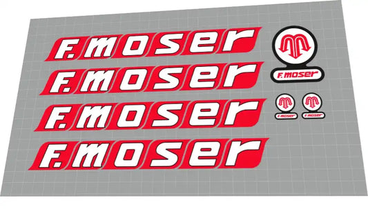 F. Moser Titanio Frame Decal Set - 1996
