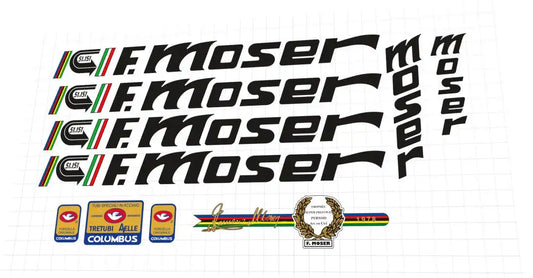 F. Moser Classic Black Frame Decal Set