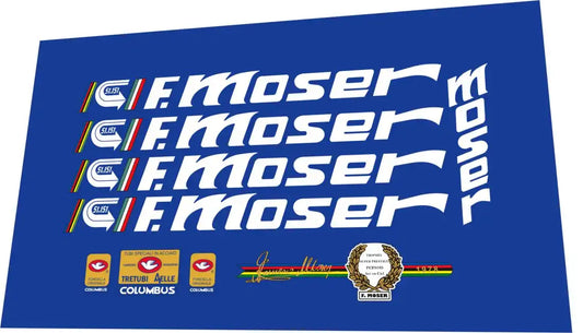 F. Moser Classic White Frame Decal Set