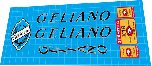 1990 Geliano 115S Frame Decal Set