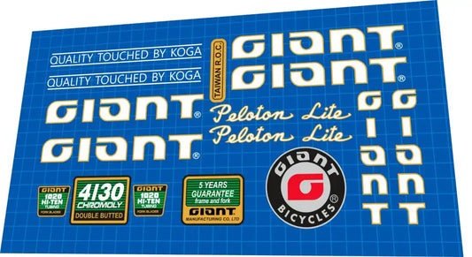 Giant Peloton Lite Frame Decal Set