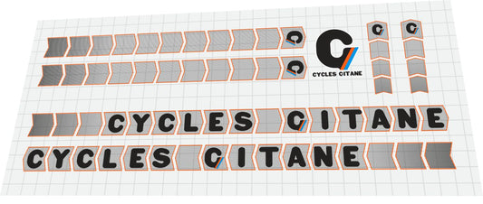 1980 Gitane Cycles Gitane Frame Decal Set