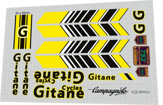 Gitane Team Replica Frame Decal Set - 1988