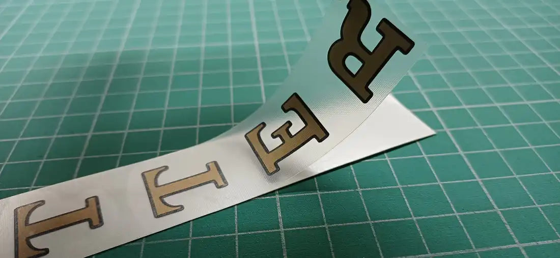 1980s Kotter München Gold Frame Decal Set