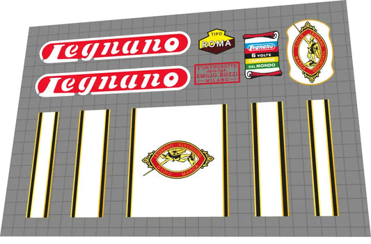 1953 Legnano Tipo Roma Frame Decal Set
