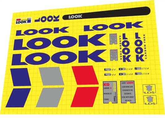 1998 Look KG 286 Frame Decal Set