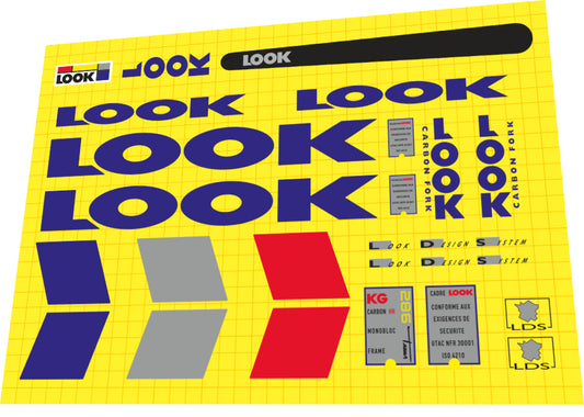 1998 Look KG 286 Frame Decal Set