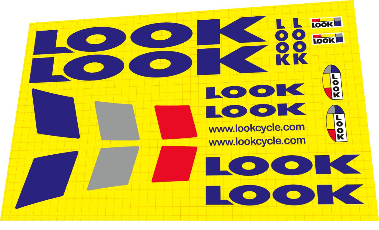 2001 Look KG 396 Frame Decal Set