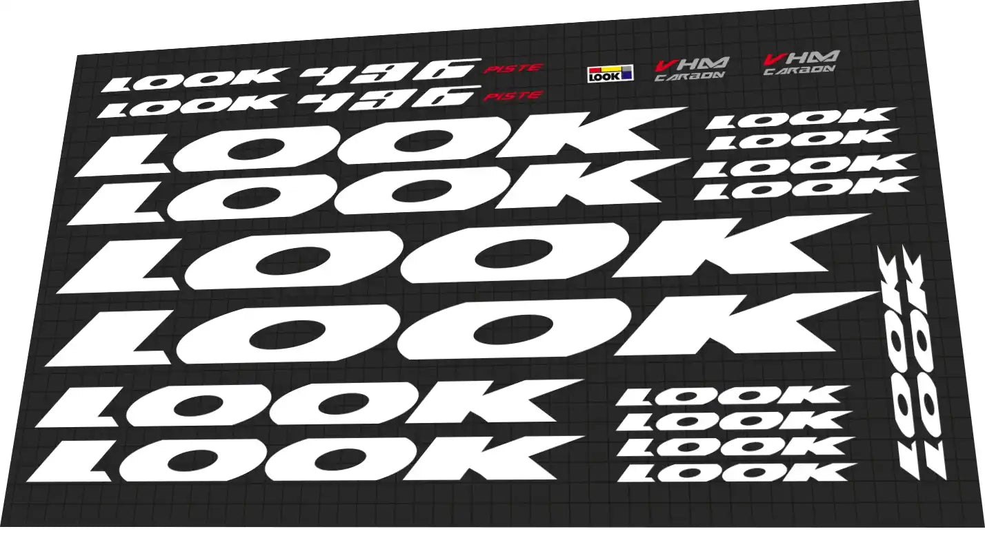 2007 Look 496 Piste Frame Decal Set