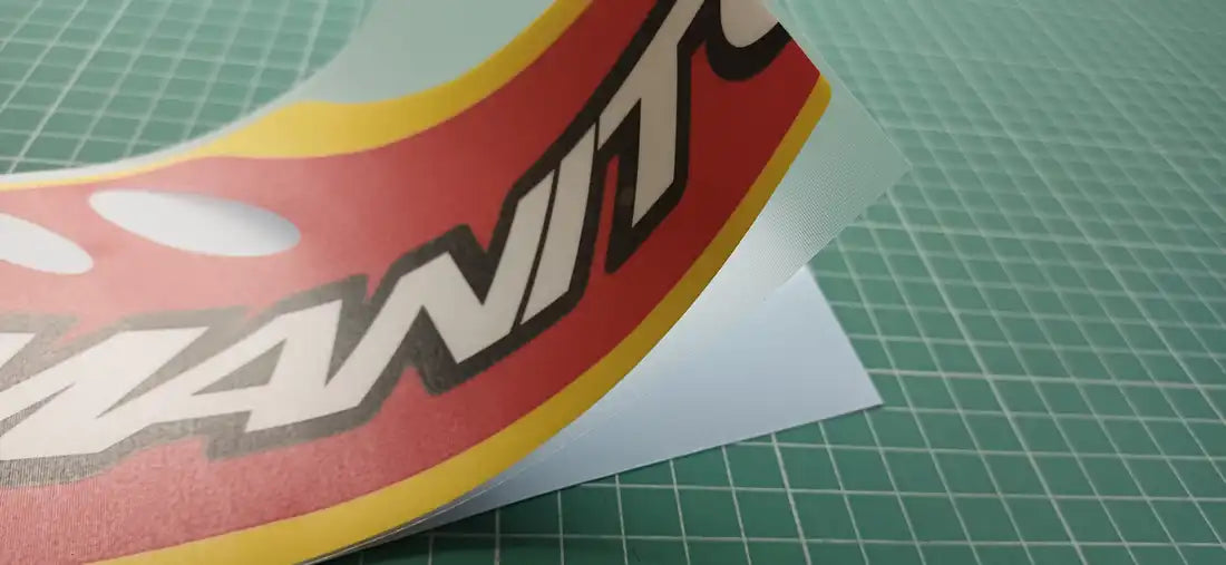 2001 Manitou X-Vert Carbon Yellow Fork Decal Set
