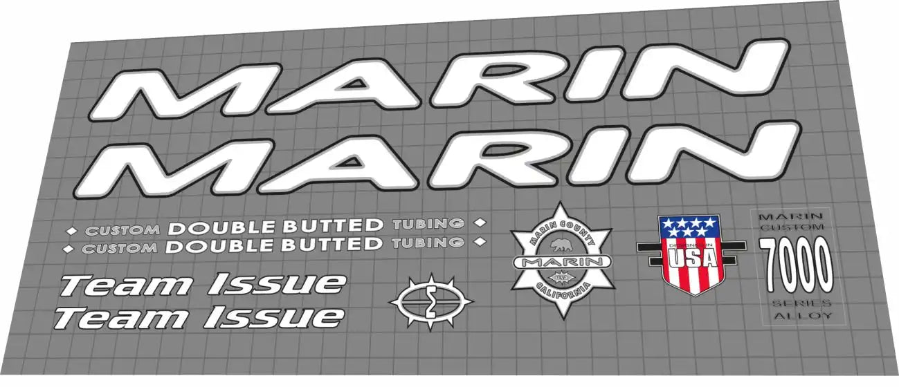 1997 Marin Team Issue Frame Decal Set