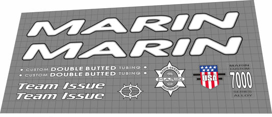 1997 Marin Team Issue Frame Decal Set