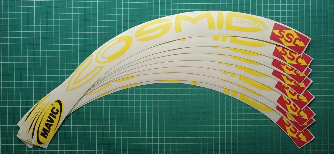 1997 Mavic Cosmic Carbone 1st Gen Rim Decal Set