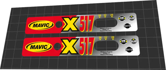 1998 Mavic X517 Rim Decal Set