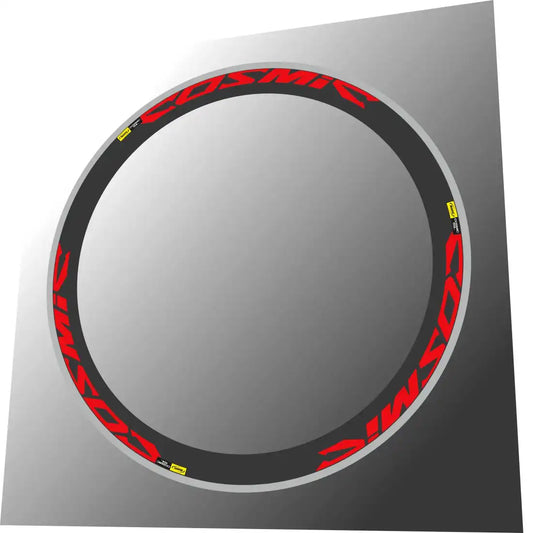 2012 Mavic Cosmic SL Red Rim Decal Set