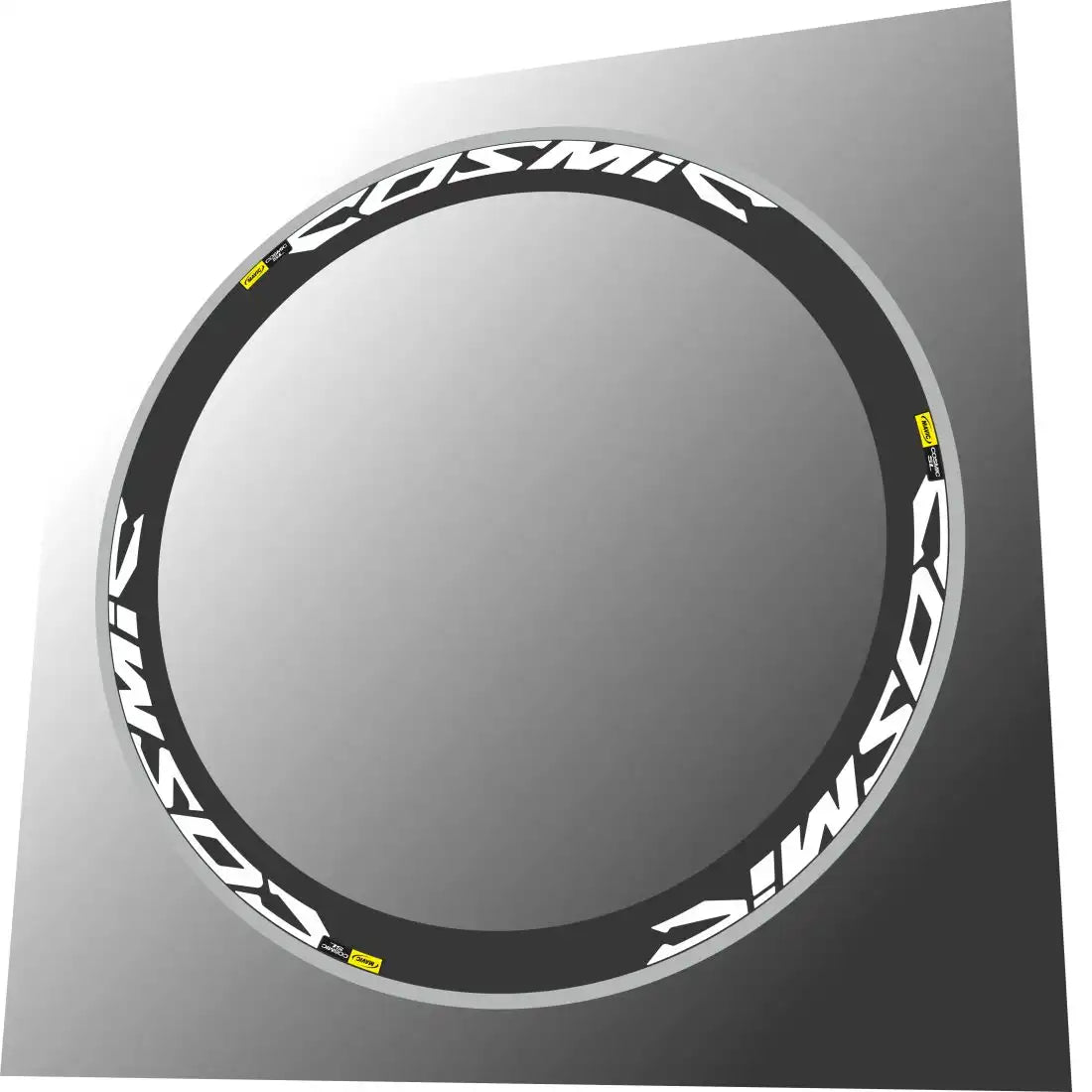 2012 Mavic Cosmic SL White Rim Decal Set