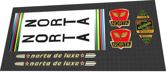 1980 Norta De Luxe Frame Decal Set